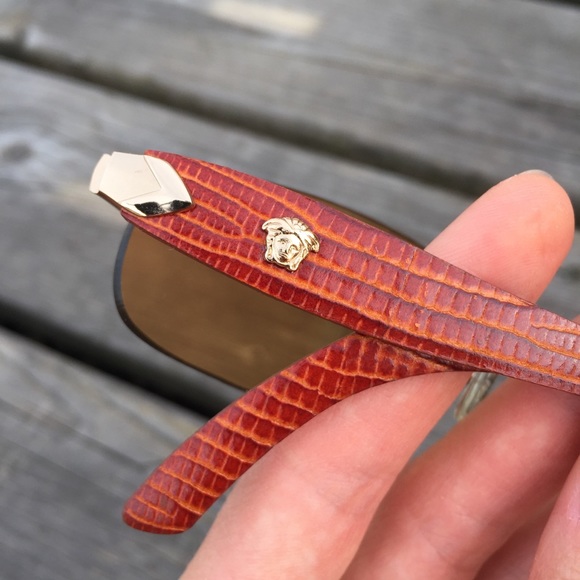 Vintage Versace Rimless Sunglasses - Picture 8 of 16